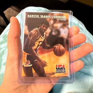 Earvin ‘Magic’ Johnson Skybox 1992 USA Basketball Card 29 LA Lakers